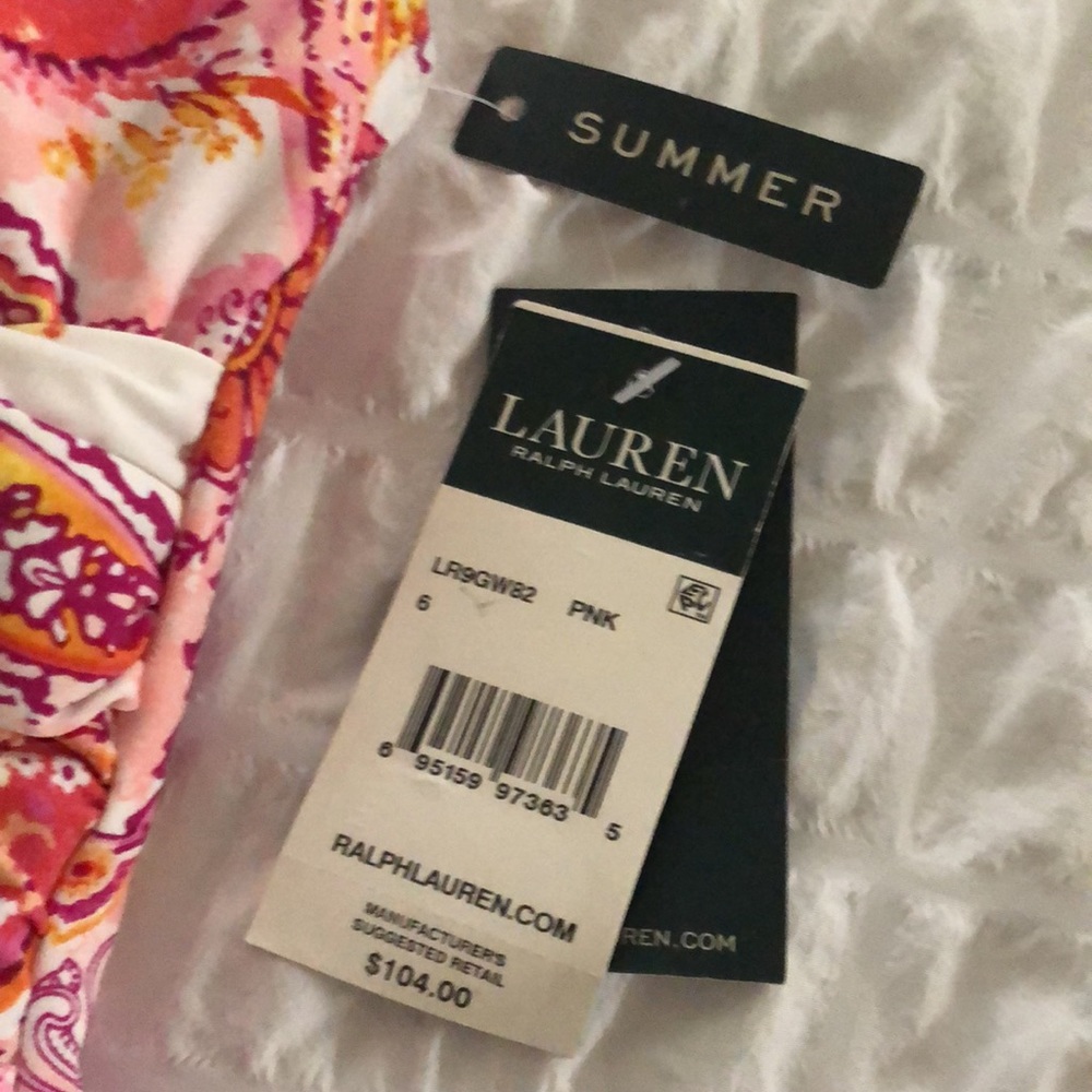 Ralph Lauren Fiesta Paisley underwire Tankini - Picture 5 of 8